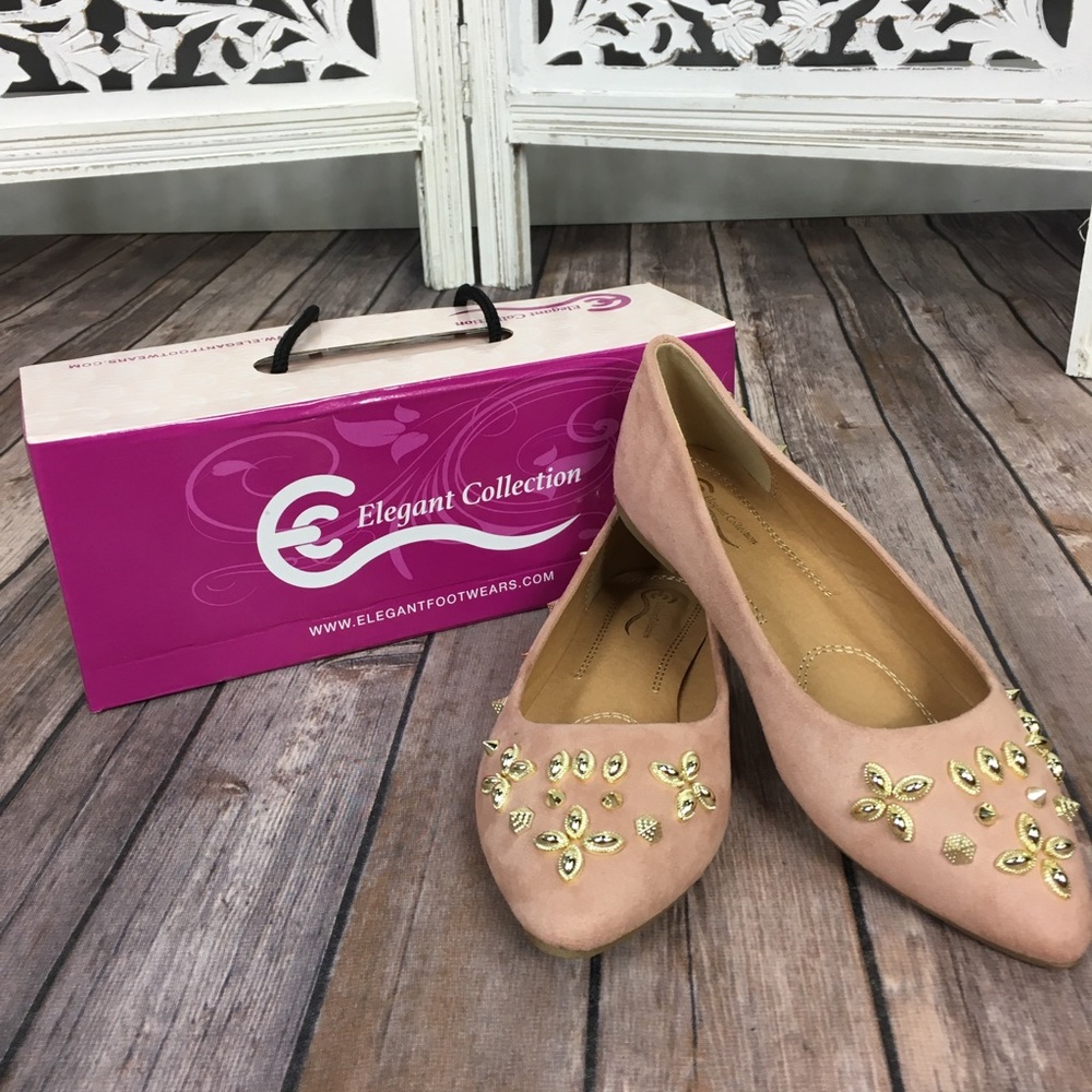 Elegant Studded Flats